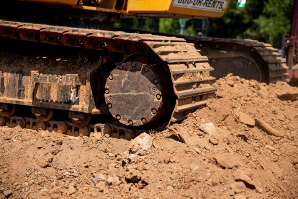 Candid photo of S3 Construction team working on-site