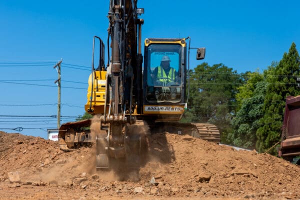 Candid photo of S3 Construction team working on-site