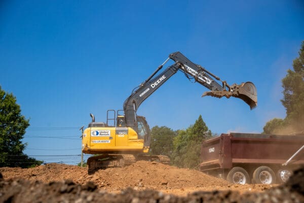 Candid photo of S3 Construction team working on-site